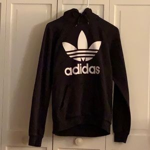 Adidas Black Trefoil Hoodie